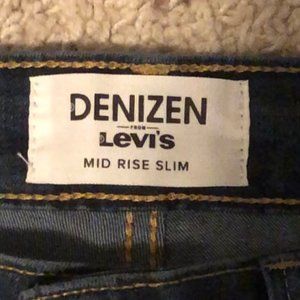 DENIZEN® from Levi's® Women's Mid-Rise Modern Slim Jeans - Dark Blue Sz 8